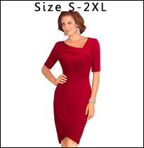 Nice-forever-Plus-Size-elegant-Solid-Dress-Women-summer-business-Pinup-Wear-To-Work-Shift-Buttons-Tu-1818140722