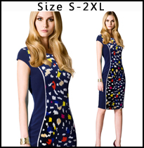 Nice-forever-vestidos-Pinup-White-Zipper-Patchwork-Elegant-Women-Casual-Short-Sleeve-Knee-Length-Bod-32380743846