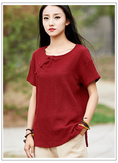 O-neck-Long-sleeve-Cotton-Linen-Women-Long-Dress-Summer-Causal-Brief-Dress-Solid-Red-White-Army-gree-32666047056