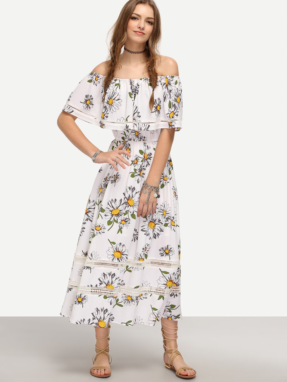 ORMELL-Women-Sexy-Slash-Neck-Floral-Dress-Short-Sleeve-Lace-Design-Ladies-Summer-Autumn-Fashion-Casu-32748626549