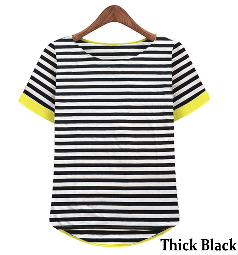 OUMENGKA-New-Women-Tops-O-Neck-T-Shirt-Short-Sleeve-Striped-T-Shirts-Tees-Blusas-Femininas-Free-Ship-32307292723