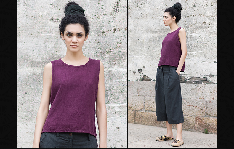 Outline-Women-Linen-Tank-Top-O-Neck-Solid-Casual-Summer-Vest-Vintage-Sleeveless-Lady-Tops-Ruched-Sho-32794653935