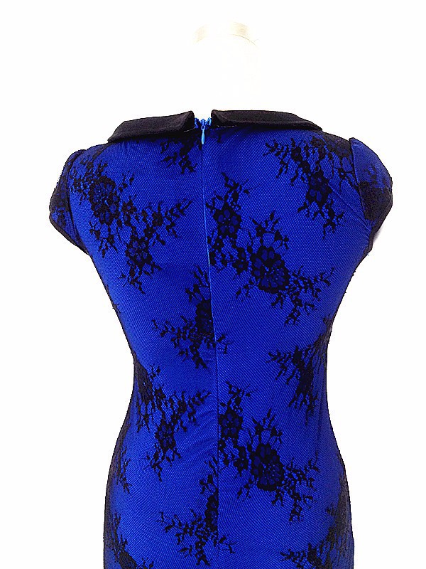 Oxiuly-Sexy-Knee-Length-Royal-Blue-Surface-Lace-Mermaid-Dress-Party-Elegant-Evening-Casual-Office-Wo-32364542107