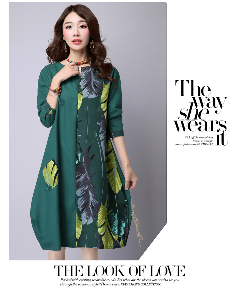 Patchwork-Leaves-Print-Long-Sleeve-Dress-Fashion-Vintage-2016-cottonlinen-Loose-casual-Women-Dresses-32708725070