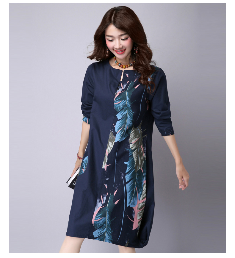 Patchwork-Leaves-Print-Long-Sleeve-Dress-Fashion-Vintage-2016-cottonlinen-Loose-casual-Women-Dresses-32708725070