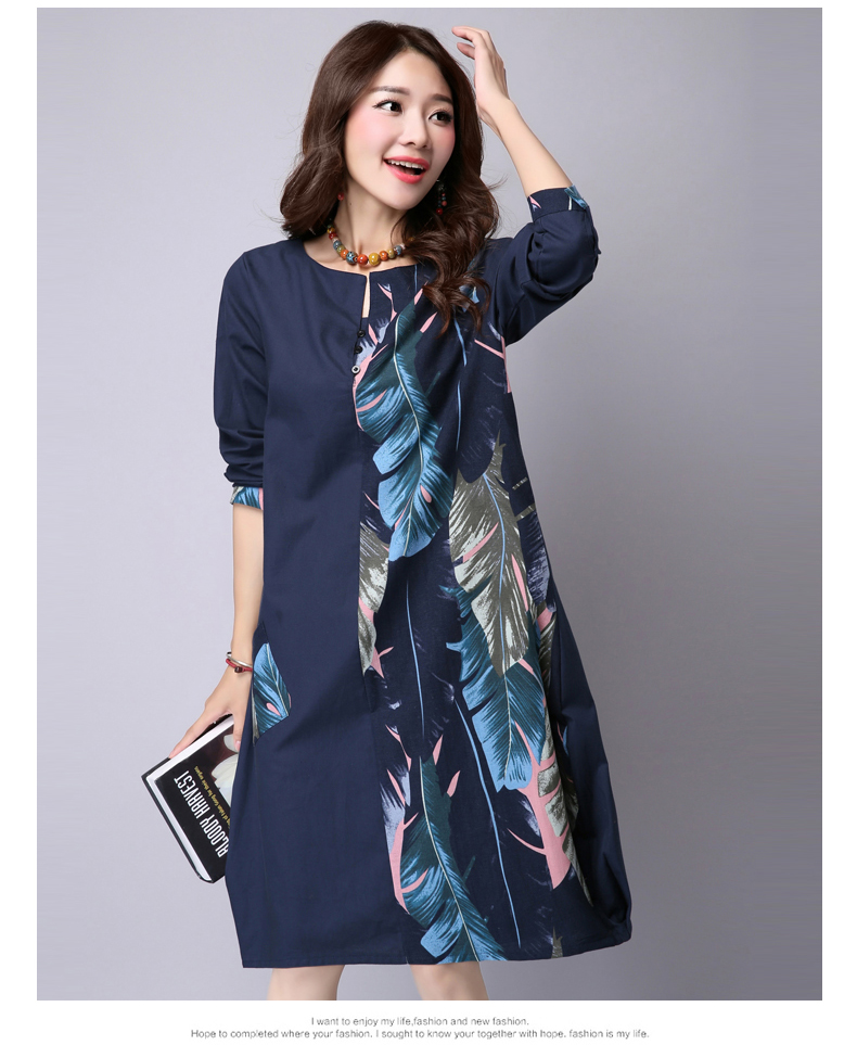 Patchwork-Leaves-Print-Long-Sleeve-Dress-Fashion-Vintage-2016-cottonlinen-Loose-casual-Women-Dresses-32708725070