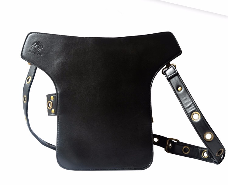 Personality-WomenMen-Black-Leather-Steampunk-Mini-Waistbag-Motorcycle-Leg-Thigh-Holster-Bag-Crossbod-32543035933