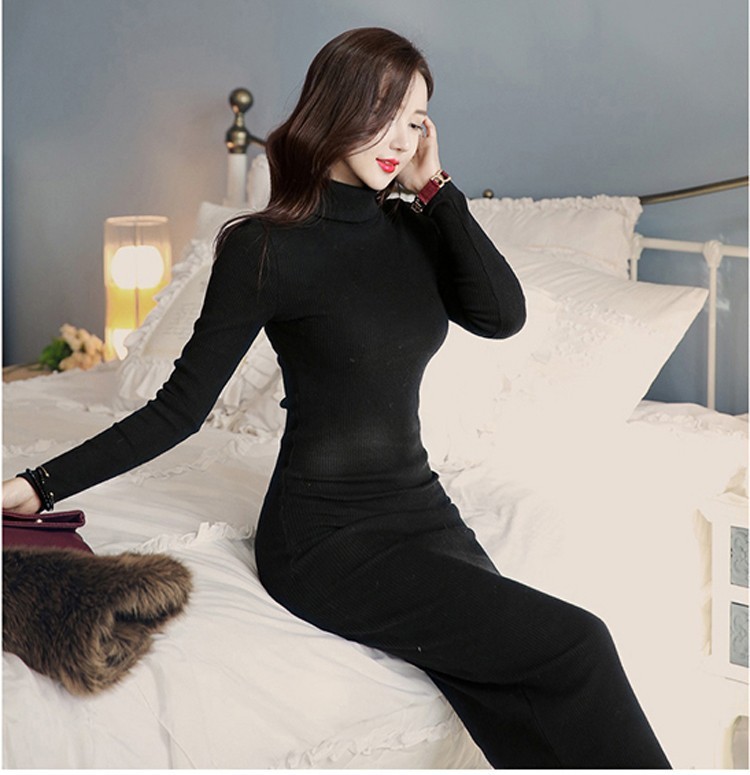 Plus-Size-Long-Sleeve-Slim-Elegant-Warm-Knit-Skinny-Bodycon-Maxi-Dresses-2016-Winter-Women-Black-Tur-32489526929