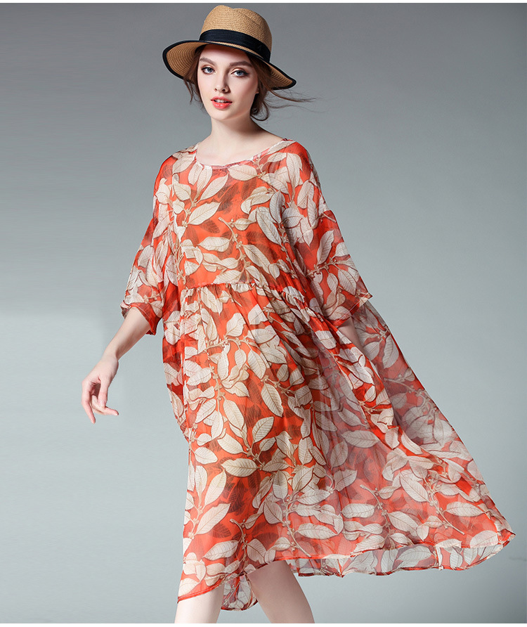 Plus-Size-Loose-Printed-Spring-Summer-Dress-Women-Oversize-Sheer-Floral-Chiffon-Midi-Dresses-xl-to-4-32791898434