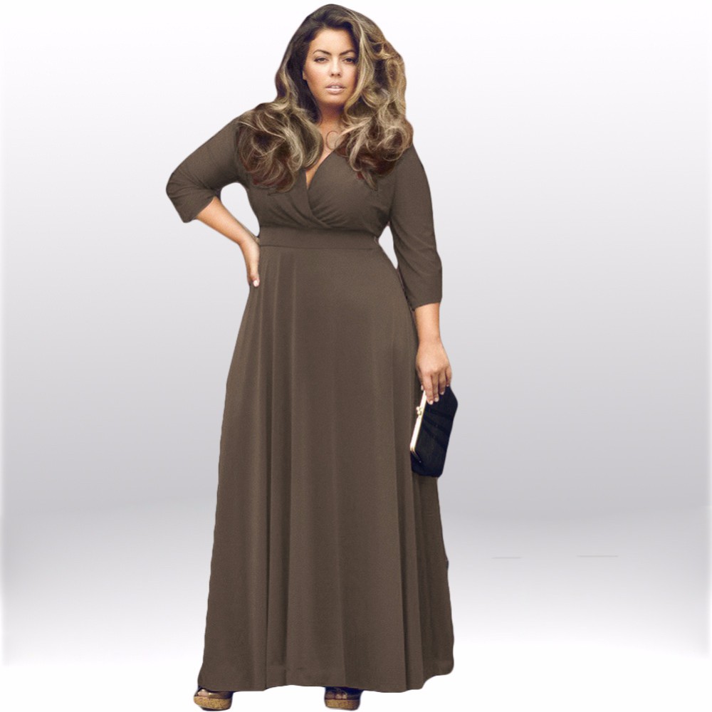 Plus-Size-Women-Autumn-Winter-Dress-Big-Size-Casual-Sexy-Party-Dress-Vestidos-V-Neck-Loose-Long-Dres-32725957125