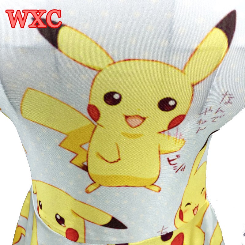 Pokemon-A-Line-Dress-Pikachu-Girls-Sweet-Kawaii-Dresses-Anime-Yellow-Cartoon-Casaul-Summer-Skater-Dr-32698409144