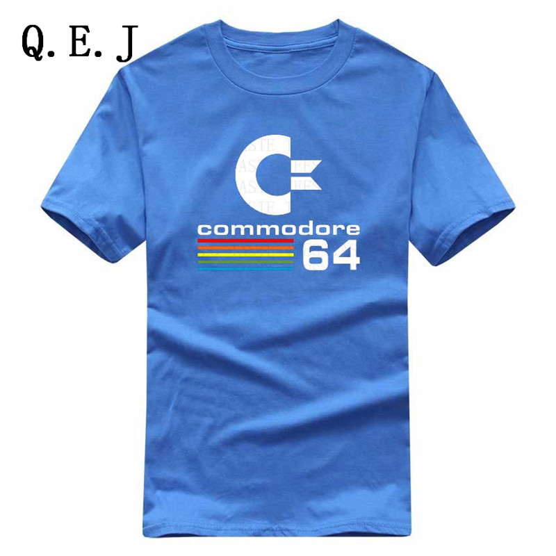 QEJ-Summer-Commodore-64-T-Shirts-C64-SID-Amiga-Retro-8-bit-Ultra-Cool-Design-Vinyl-T-shirt-Mens-Clot-32798828206