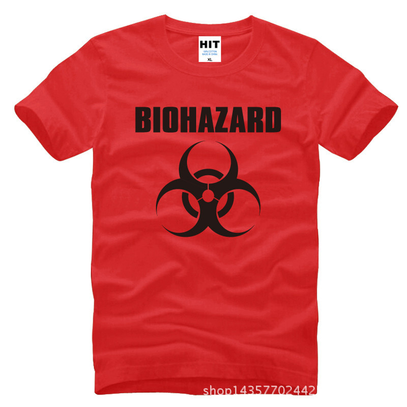 Resident-Evil-Biohazard-Logo-Printed-Mens-Men-T-Shirt-Tshirt-Fashion-2015-New-Short-Sleeve-Cotton-T--32514264421