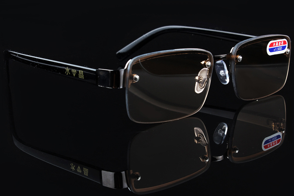 Rimless-classic-style-glass-lenses-Reading-Glasses-Plain-mirror-Men-women-Unisex-Eyewear-0-10-15-20--32735746036