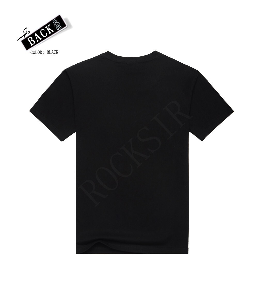 Rocksir-16-Kinds-of-Patterns-2015-Newest-100-cotton-top-Printed-men39s-Black-shirt-T-shirts-nirvana--2026014730