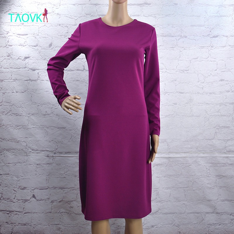 Russian-famous-TaoVK-fashion-2016-women-Women-Cotton-dresses-Purple-long-sleeve-O-neck-knee-length-d-32737118548