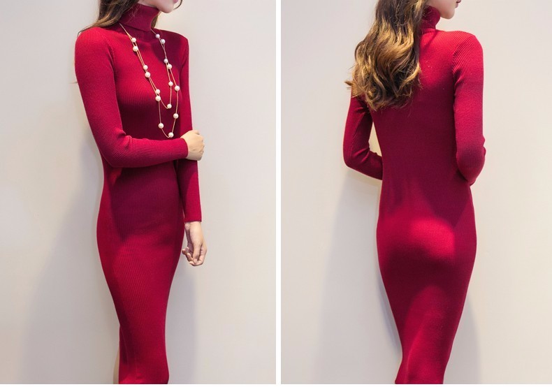 S-XL-Elastic-Turtleneck-Sweater-Dress--Women-Brand-Design-Bodycon-Fashion-Pullovers-Brief-Winter-Kni-32711119623