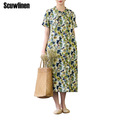 SCUWLINEN-2017-Spring-Summer-Dresses-Women-Vintage-Print-Plus-Size-Loose-Tencel-Twinset-Women-Dress--32667868165