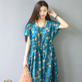 SCUWLINEN-Vestidos-2017-Summer-Dress-Vintage-Print-Long-Plus-Size-Linen-Dress-Casual-Loose-Print-Rob-32714242734