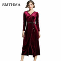 SMTHMA-2017--Autumn-and-winter-Runway-Velvet-Retro--fashion-elegant-self-cultivation-dress-32759655403