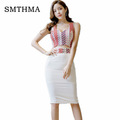 SMTHMA-2017--Women-vestidos--Belted-Elegant-Pinup-Celebrity--bowknot-Colorblock-Bodycon-Pleuche--Eve-32251516904