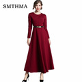 SMTHMA-2018-Spring-Runway-Designer-Dress-Women39s-High-Quality-Elegant-sleeveless--Black-Red--Irregu-32674029284