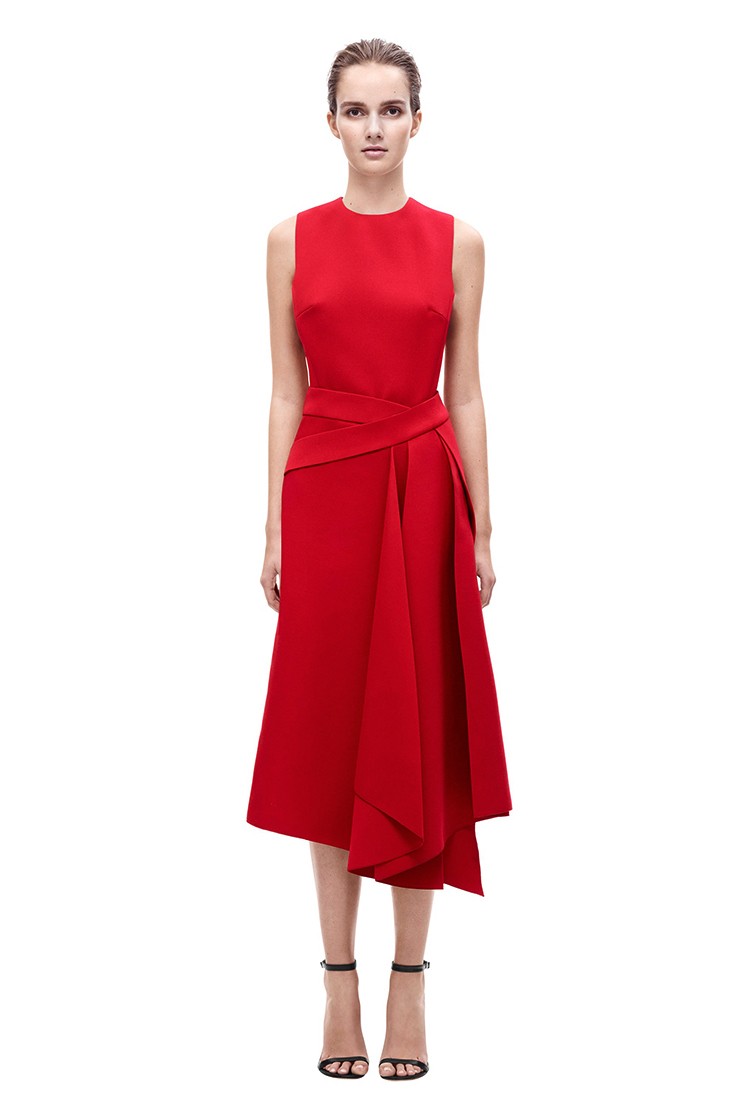 SMTHMA-2018-Spring-Runway-Designer-Dress-Women39s-High-Quality-Elegant-sleeveless--Black-Red--Irregu-32674029284