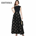 SMTHMA-2018-Spring-Runway-Designer-Dress-Women39s-High-Quality-Elegant-sleeveless--Black-Red--Irregu-32674029284