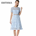 SMTHMA-HIGH-QUALITY-Newest-Fashion-2017-Summer-Runway-Dress-Women39s-Slim--Lace-Dress-32799827422