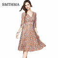 SMTHMA-HIGH-QUALITY-Newest-Fashion-2017-Summer-Runway-Dress-Women39s-Slim--Lace-Dress-32799827422