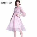 SMTHMA-HIGH-QUALITY-Newest-Fashion-2017-Summer-Runway-Dress-Women39s-Slim--Lace-Dress-32799827422