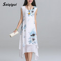 Saiqigui-Summer-dress-New-Fashion-short-sleeve-gradation-women-dress-casual-cotton-Linen-dress-Print-32668105963