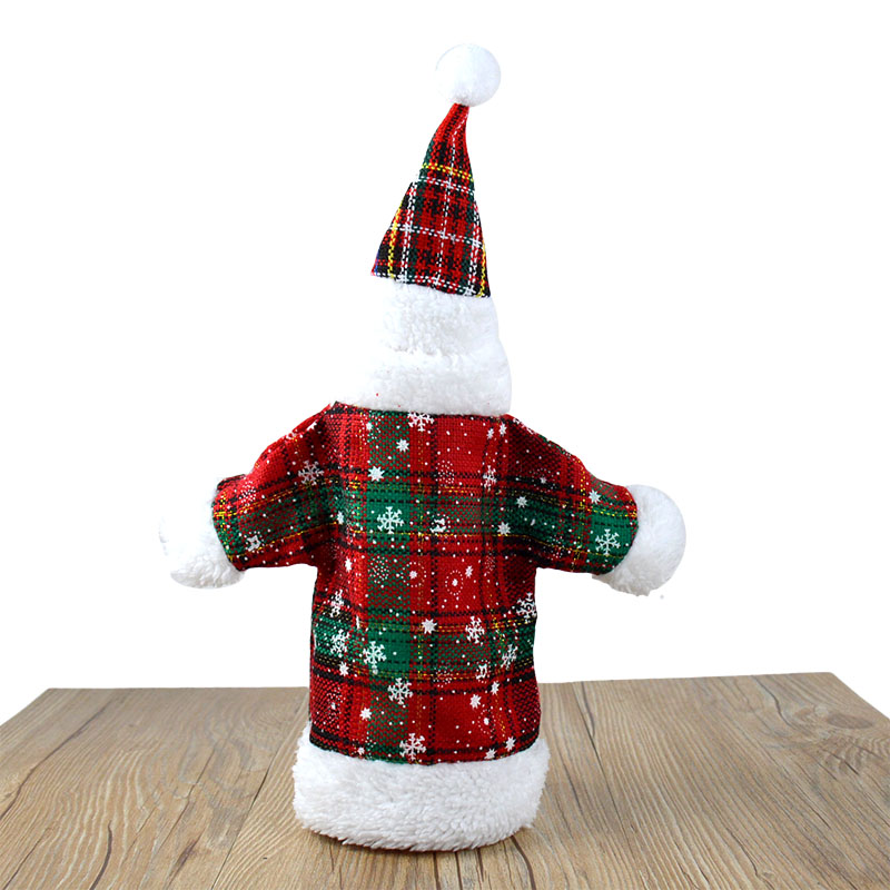 Santa-Claus-Plaid-Clothing-Hat-Dress-Set-Wine-Bottle-Cover-Decor-Christmas-Gift-32724995205