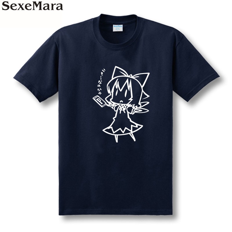 SexeMara-free-shipping-line-drawing-Touhou-Project-Cirno-ZUNSOFT-ZUN-sitcoms-couple-clothes-man-men--32246185838