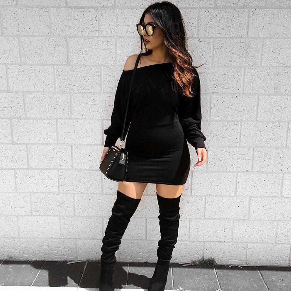 Sexy-Off-Shoulder-Long-Sleeve-Mini-Bodycon-Club-Dress-2016-New-Spring-Winter-Fit-and-Flare-Casual-Wo-32770203491