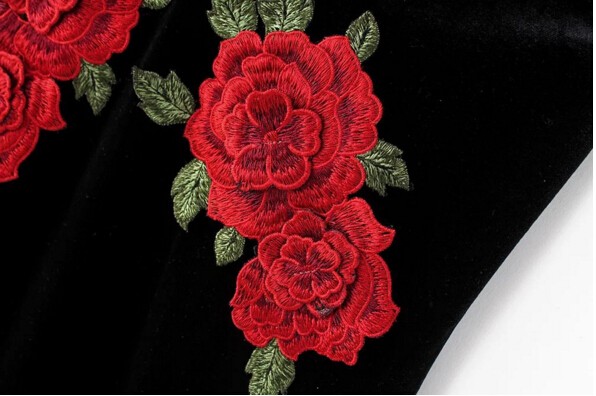 Sexy-Red-Rose-Flower-3D-Appliques-Embroidery-Spaghetti-Strap-Sheath-Velvet-Dress-Vintage-Woman-Packa-32769689779