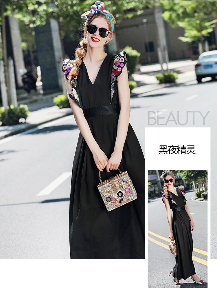 Sexy-V-Neck-Long-Black-Dress-New-Fashion-Women-High-Quality-Butterfly-Sleeve-flower-Embroidered-Part-32714887668