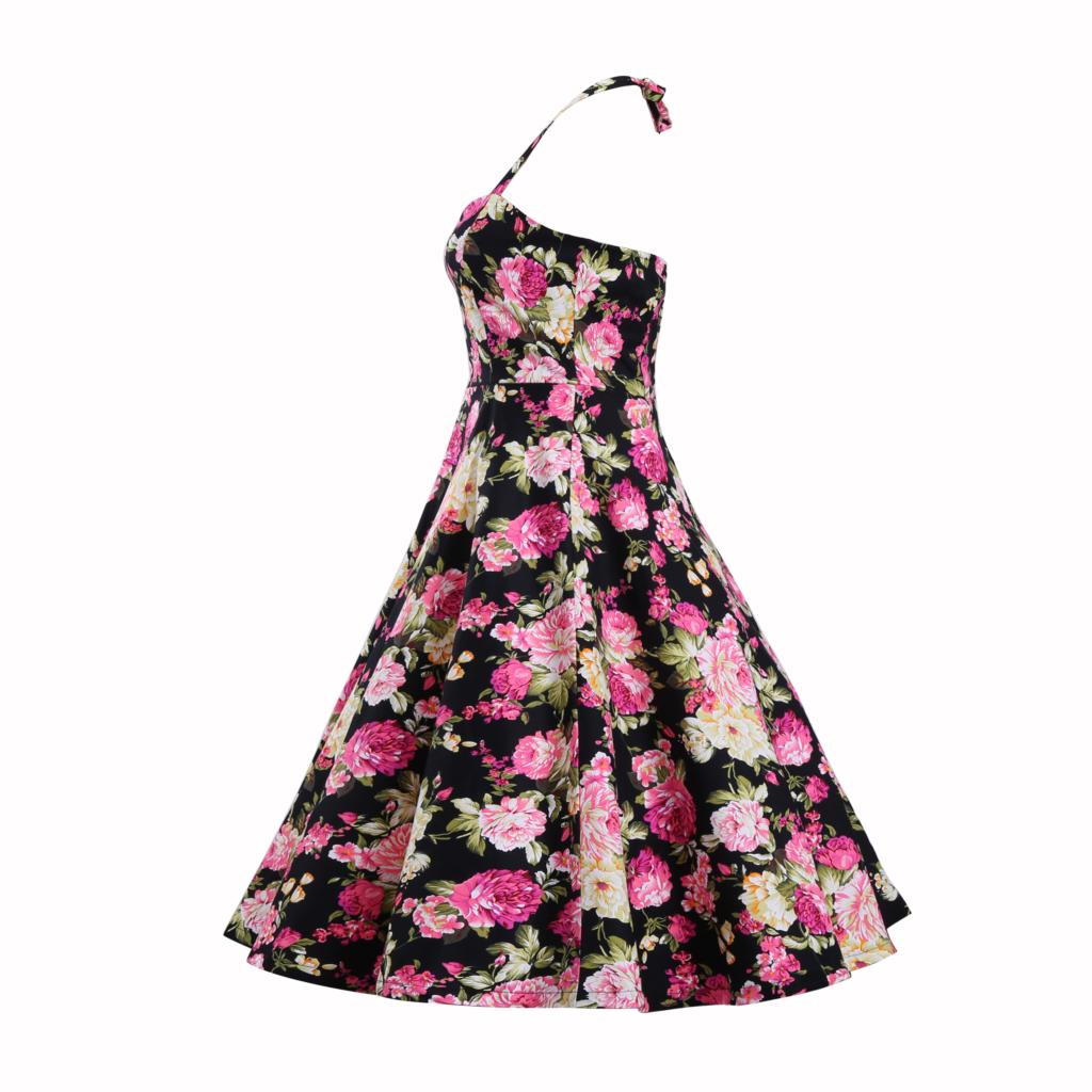 Sexy-Vintage-Dress-Rockabilly-Audrey-Hepburn-Casual-Party-Robe-50s-Vestidos-Big-Swing-Halter-Retro-R-32738002922