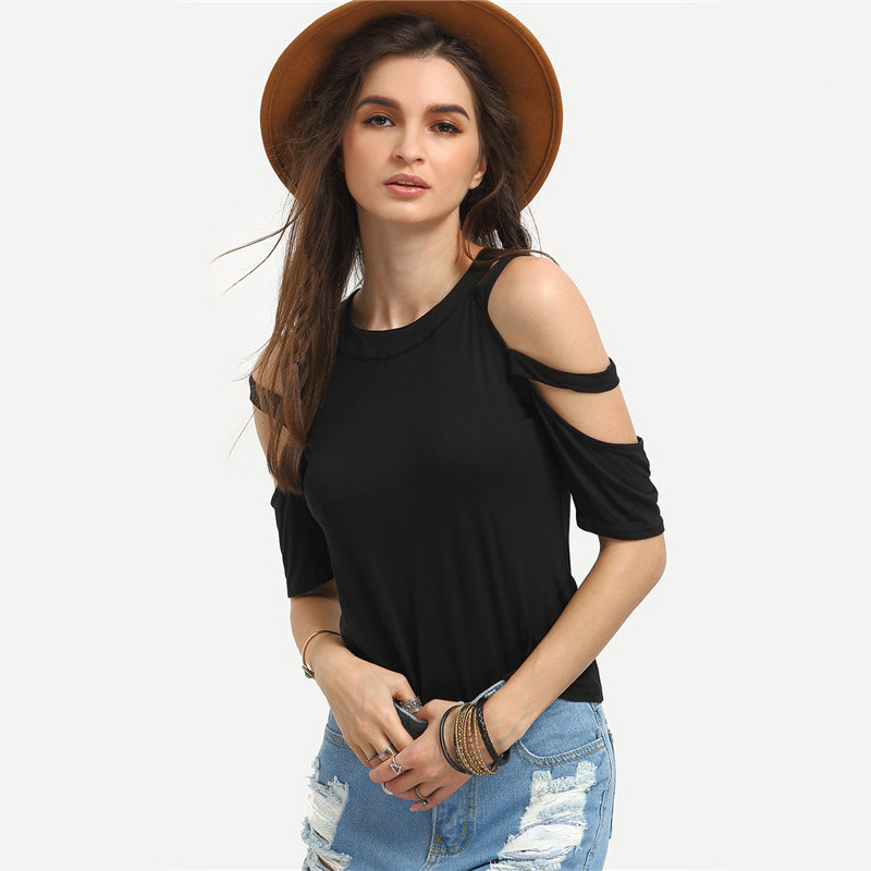 SheIn-Ladder-Cutout-Shoulder-Tee-Shirt-Fashion-Women-Tops-Summer-Woman-T-shirts-2016-Round-Neck-Casu-32664839367