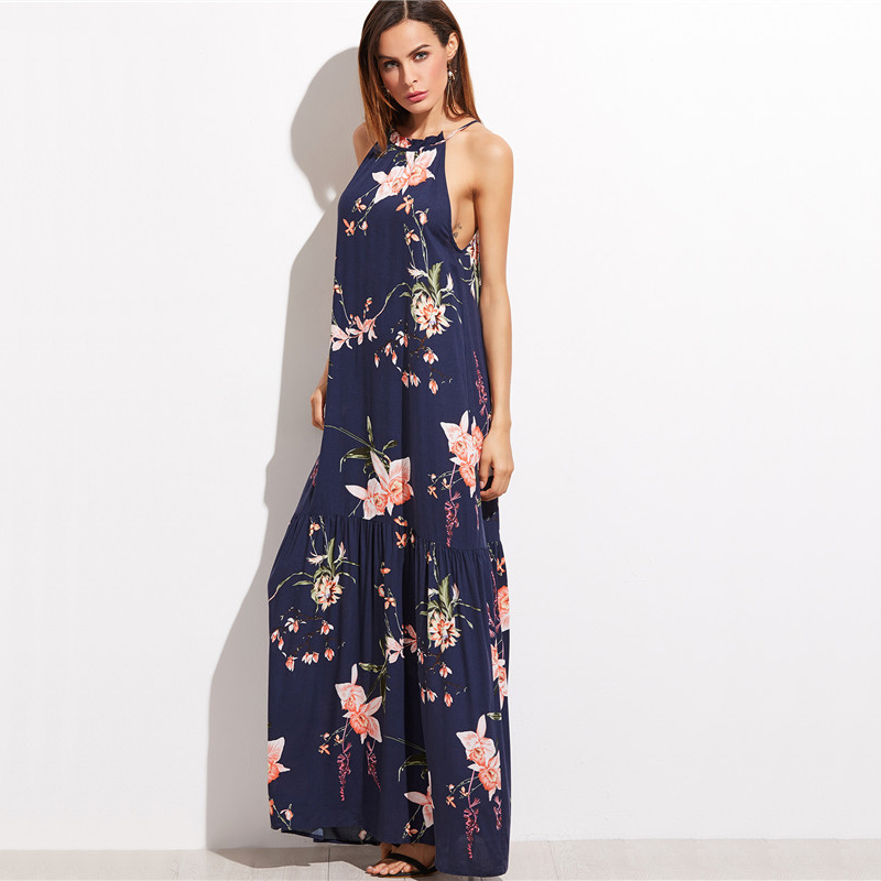 SheIn-Maxi-Dresses-Long-Womens-Dresses-New-Arrival-2017-Boho-Summer-Beach-Navy-Floral-Print-Halter-R-32789594656