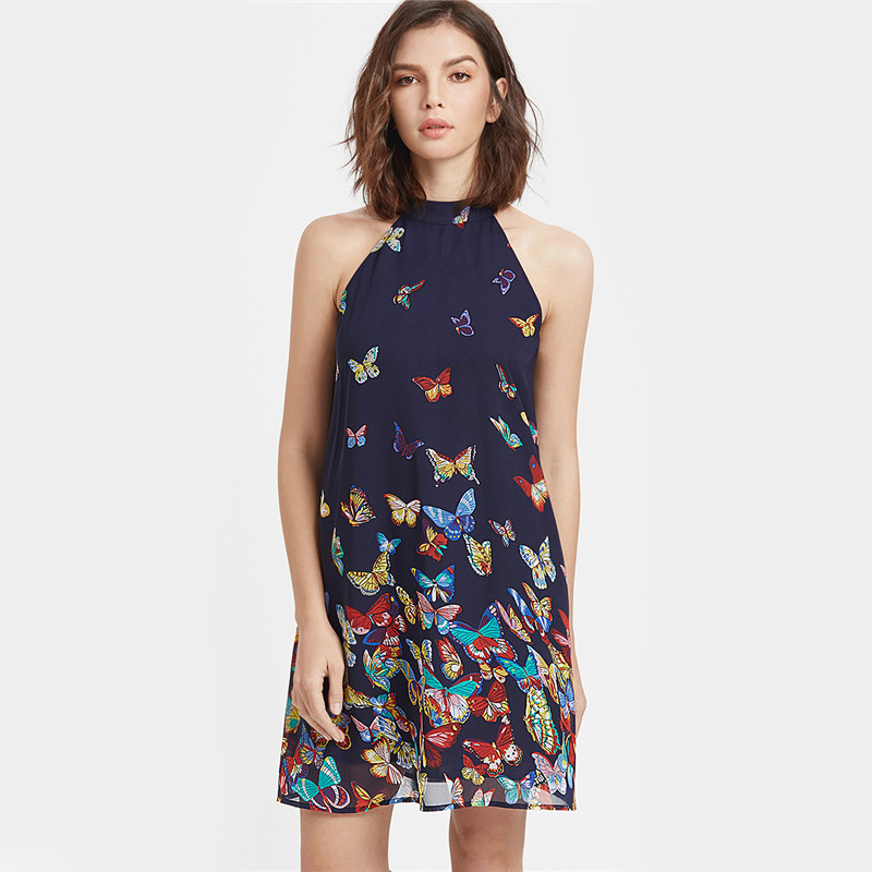 SheIn-Summer-Dress-2017-Womens-Clothing-Boho-Dress-Womens-Navy-Butterfly-Print-Halter-Neck-Sleeveles-32796421156