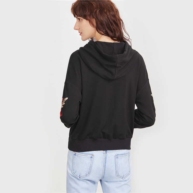 SheIn-Women-Hoodies-Sweatshirts-Streetwear-Women-Black-Drop-Shoulder-Embroidered-Flower-Applique-Pul-32792926896