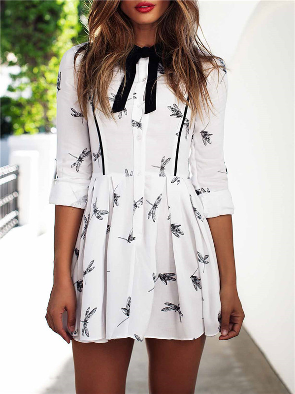 Sheinside-Casual-Tunic-Women-Summer-Style-2016-Cute-Mini-Dresses-Ladies-White-Long-Sleeve-Dragonfly--32652633391