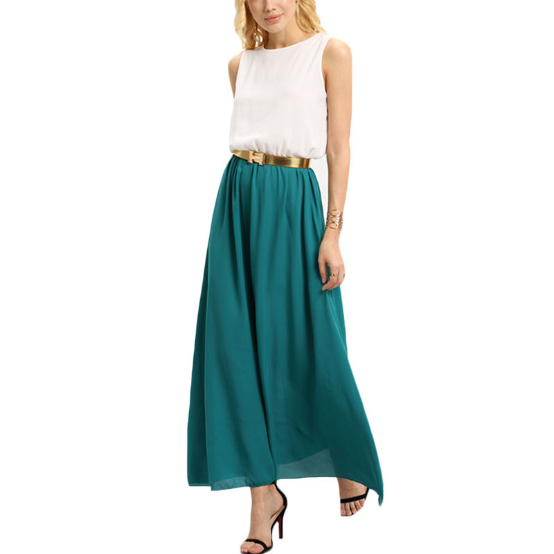 Sheinside-Ladies-Color-block-Chiffon-Maxi-Dresses-New-Arrival-Summer-Style-Casual-Women-Sleeveless-C-32667368981