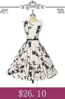 Short-Vintage-Party-Summer-Dresses-Big-Size-Fashion-Pinup-Rockabilly-Cotton-Casual-50s-60s-Dress-Sex-32703389084