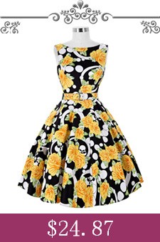 Short-Vintage-Party-Summer-Dresses-Big-Size-Fashion-Pinup-Rockabilly-Cotton-Casual-50s-60s-Dress-Sex-32703389084