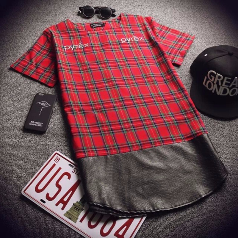 Side-Zipper-Plaid-High-Quality-Star-Look-Man-Hip-Hop-Hiphop-Skakeboard-Streetwear-Swag-Tshirt-Tops-T-32495676453