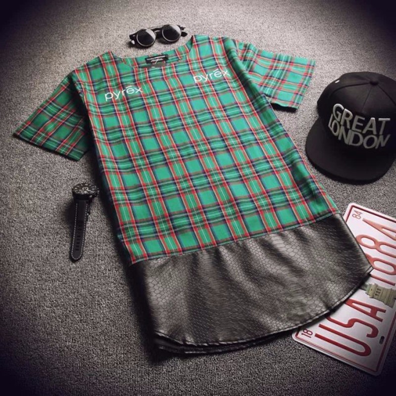 Side-Zipper-Plaid-High-Quality-Star-Look-Man-Hip-Hop-Hiphop-Skakeboard-Streetwear-Swag-Tshirt-Tops-T-32495676453