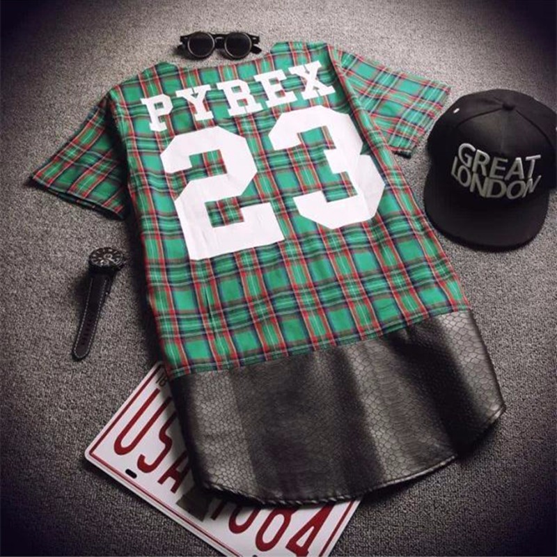 Side-Zipper-Plaid-High-Quality-Star-Look-Man-Hip-Hop-Hiphop-Skakeboard-Streetwear-Swag-Tshirt-Tops-T-32495676453