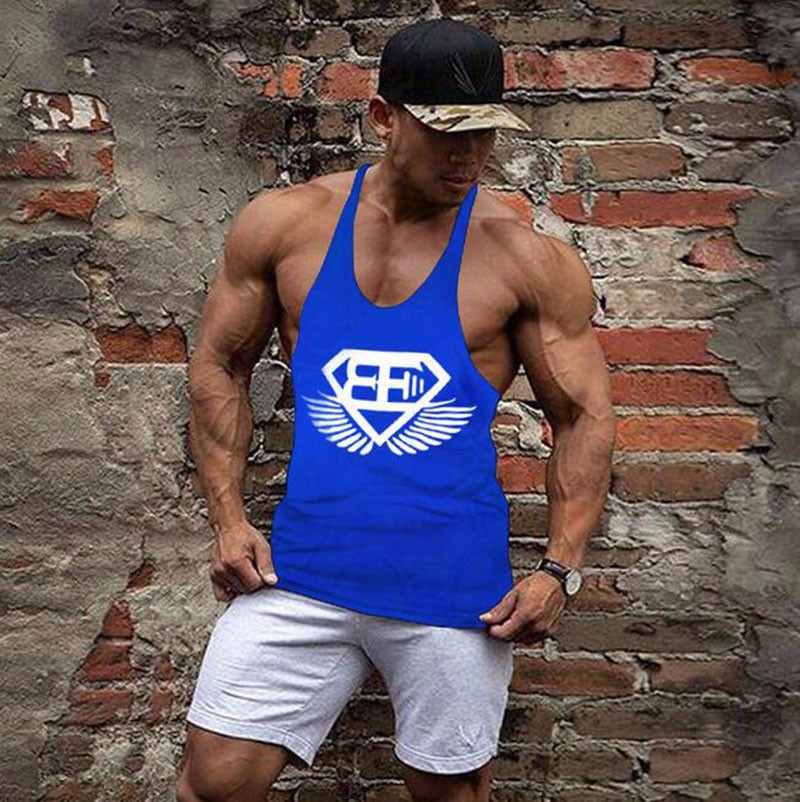 Singlets-Mens-Tank-Tops-ShirtBodybuilding-Equipment-Fitness-Men39s-Golds-Stringer-Tank-Top-Brand-Clo-32735786467